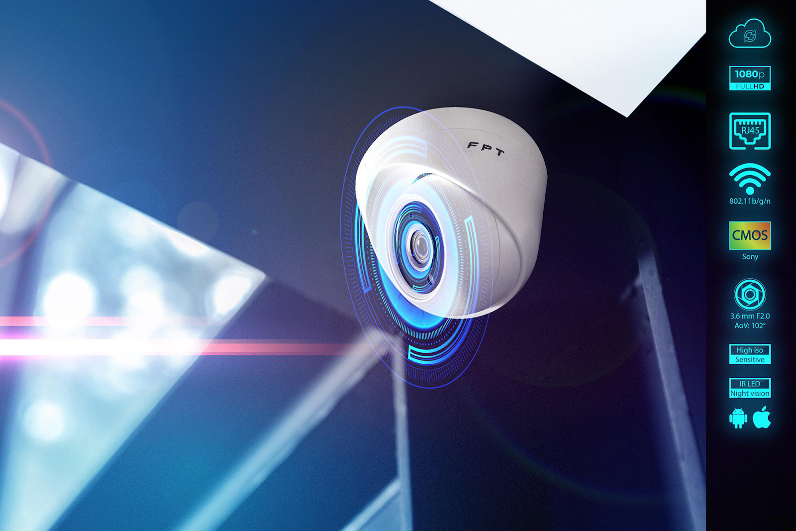 Phần cứng camera FPT Nam Định đạt tiêu chuẩn tốt nhất